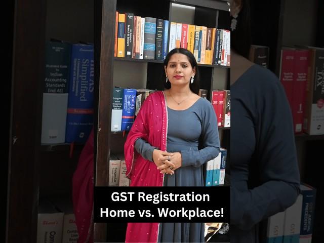 GST at Home Address vs. Workplace: Solving the Common Problem! #shorts