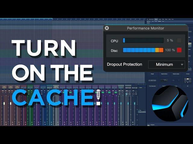 Performance Issues? Check your Cache Settings! #StudioOne