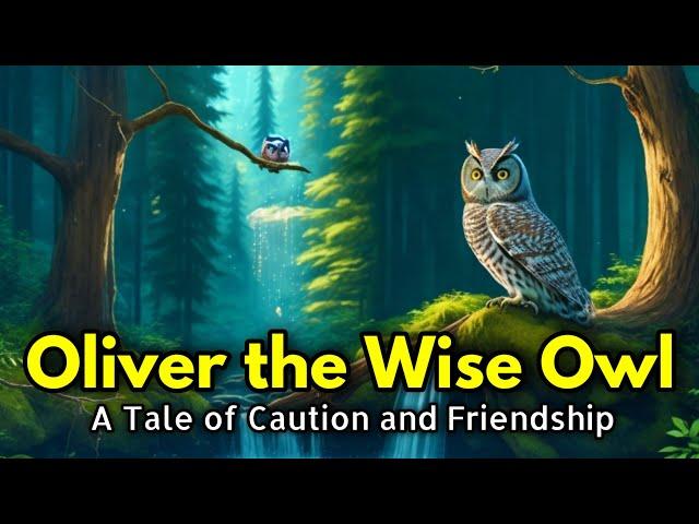 Oliver the Wise Owl - A Tale of Caution and Friendship | Moral Story for Kids