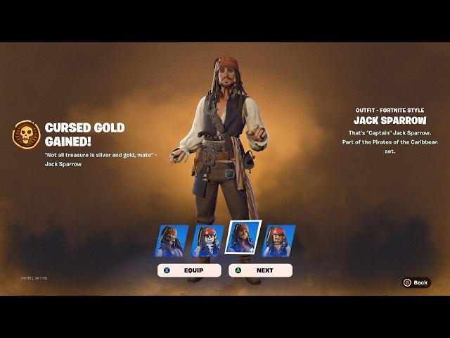 How to unlock JACK SPARROW EARLY in Fortnite!