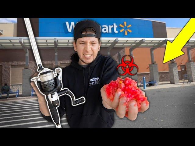 Walmart CARP Fishing Challenge!! (GROSS Bait)