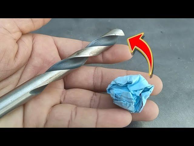 Razor sharp! The most effective method to sharpen a drill in 10 seconds