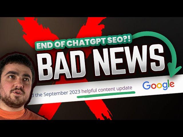 GOOGLE HELPFUL CONTENT UPDATE: END OF SEO AI CONTENT?