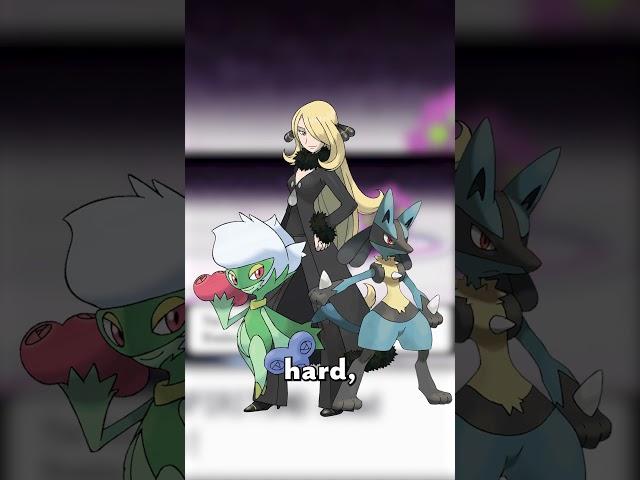 Is Cynthia the BEST Pokémon Champion? #shorts