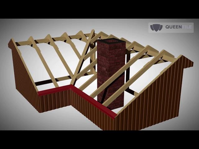 Монтаж композитной черепицы QUEENTILE. Видеоинструкция