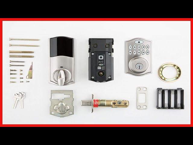 Kwikset 914 Traditional Keypad SmartCode Electronic Deadbolt Smart Lock featuring SmartKey Security