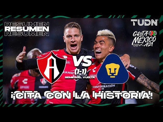 Resumen y goles | Atlas vs Pumas | Grita México BBVA AP2021 - Semifinal VUELTA | TUDN