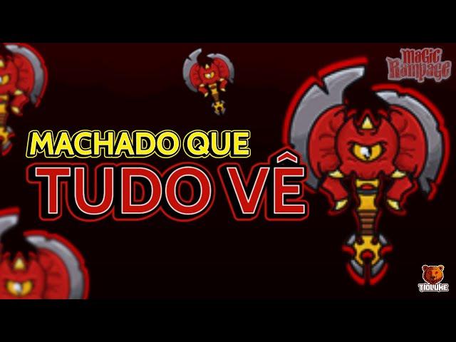 As melhores builds de equipamentos para o Machado que tudo vê no Magic Rampage