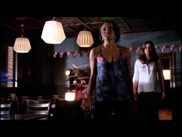 Vampire Dairies 6x20 Lilly attack bonnie & tell jo she has a twin