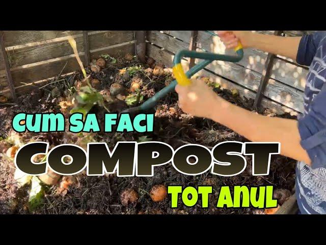 Vrei mai mult COMPOST? #compost #gradina #sustenabilitate