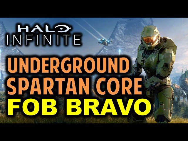 How to get the Underground Spartan Core near FOB Bravo | Halo Infinite