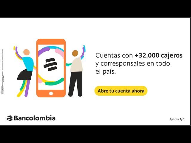 Bancolombia | Beneficios de abrir tu Cuenta de Ahorros Bancolombia