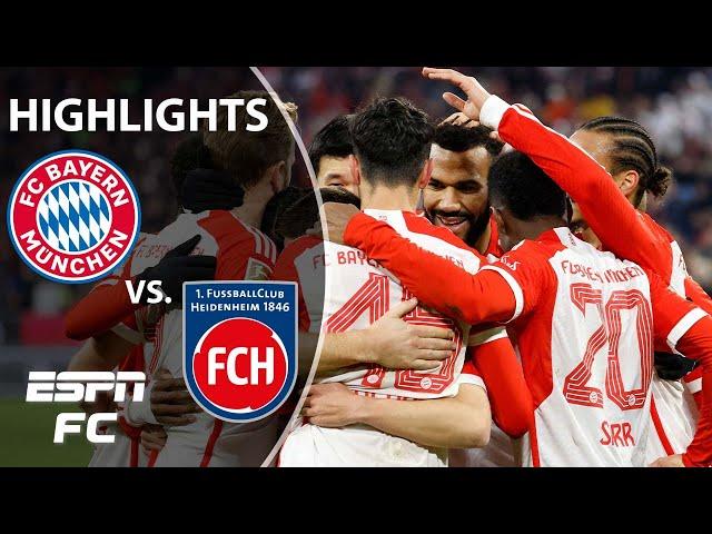 Bayern Munich vs. Heidenheim | Bundesliga Highlights | ESPN FC