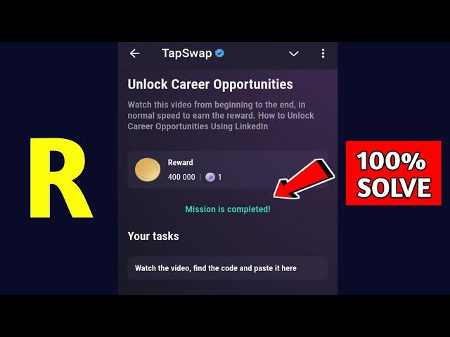 Unlock Career Opportunities | Tapswap Code | How to Unlock Career Opportunities Using LinkedIn