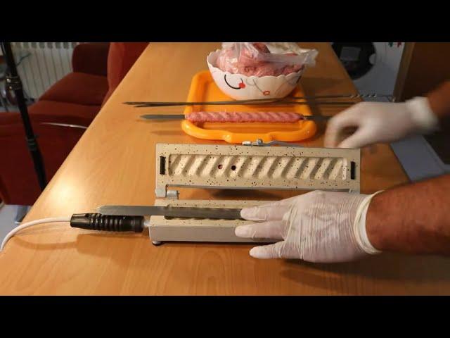 Venisbuta Easy Kabob Maker - How to make adana , urfa kebab - Kebab Maker machine