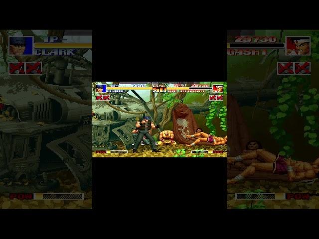 KOF '94 CLARK Classic Finish #snk #gaming #games #videogames #retrogaming #fightcade2 #arcade #kof94