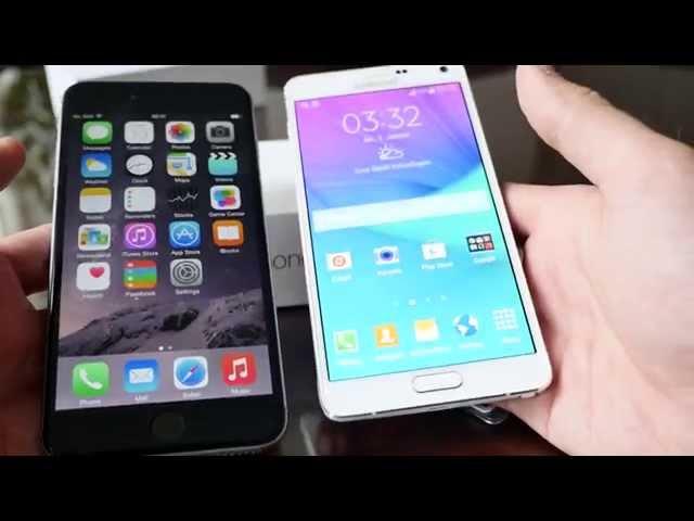 Apple iPhone 6 Plus vs. Samsung Galaxy Note 4 Comparison [4K HD]