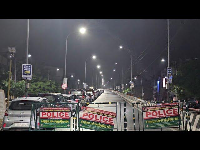 CAR PARKING-  IN Velachery Bridge | Early morning scenes | Raining stopped #chennairainnews