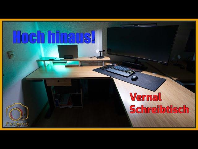 Höhenverstellbar! Neuer Schreibtisch von Vernal im Test