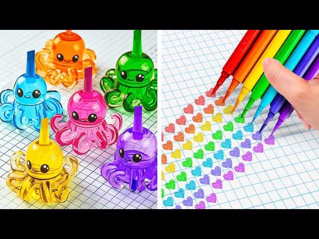 Unlock the Magic of School with Rainbow Crafts and Hacks! 