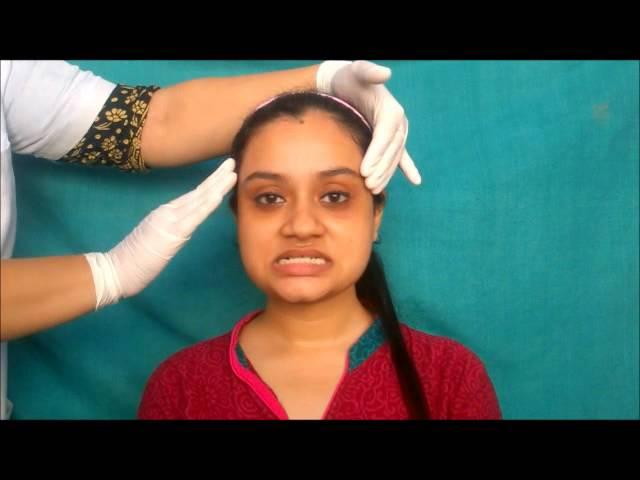 Clinical examination of Muscles of Mastication