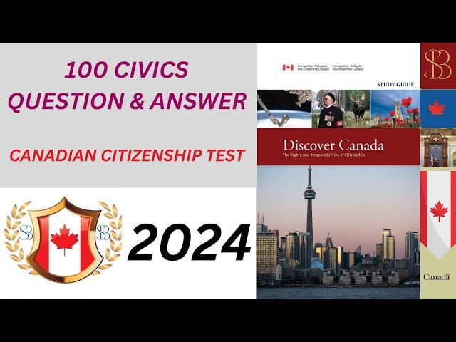 Canadian Citizenship Test 2024. Important Questions & Answers