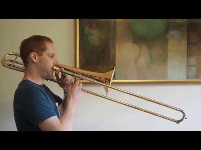 D Minor Arpeggio - Trombone