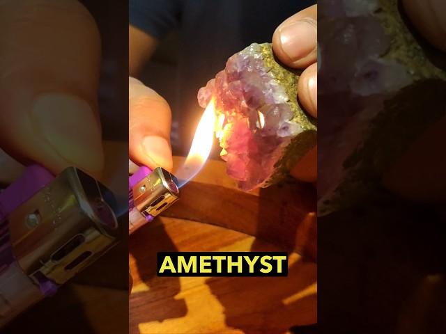 IS YOUR CRYSTAL FAKE OR REAL?#crystals #gemstone #amethyst #spiritual #crystal #minerals