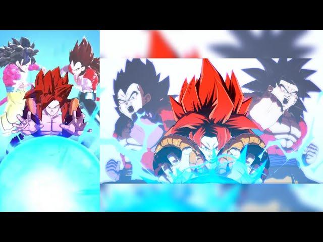 ( Side By Side ) Ultra Super Saiyan 4 Gogeta! References! In Dragon Ball Legends