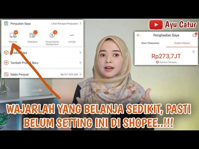 PEMBELI SEDIKIT.??? PASTI TOKO DI SHOPEE BELUM DISETTING SEPERTI INI.!! CARA BANJIR ORDERAN DISHOPEE