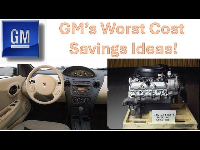 Top 10: GM's WORST Automotive Cost Savings Ideas - Can You Guess #1???