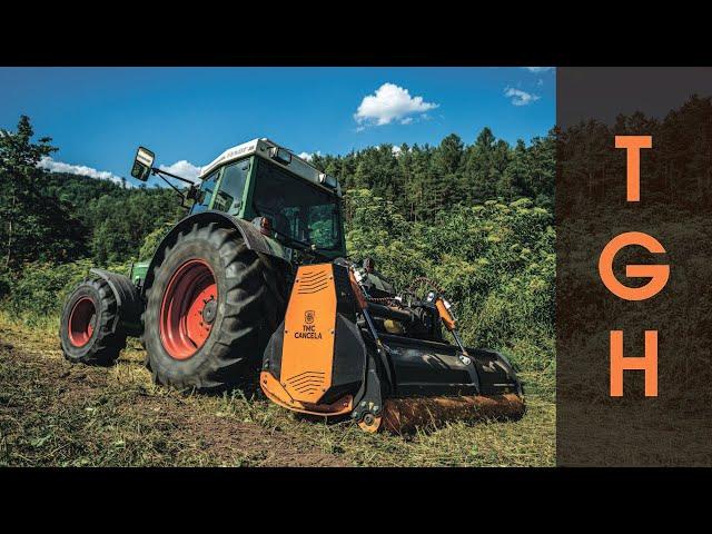 Agricultural mulcher | TMC CANCELA TGH | with tractor FENDT 280 S