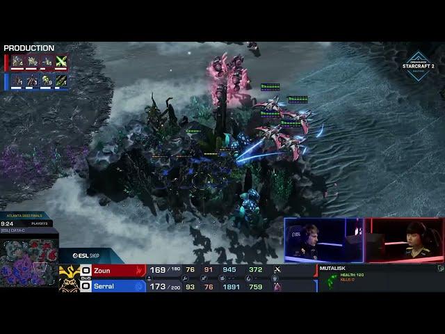 Zoun's Juicy Disruptor shots vs Serral