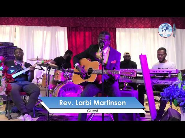 THE THRONE ROOM  WITH REV.LARBI MARTINSON