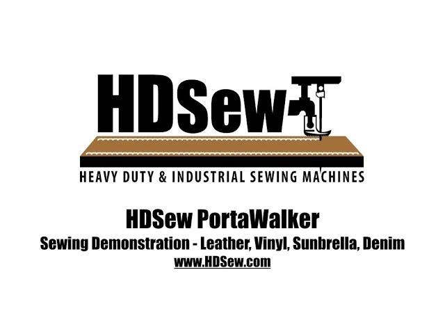 HDSew PortaWalker | Sewing Demonstration | Walking Foot Sewing Machine