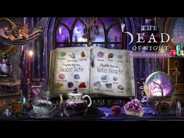 Crystal Magic Ambience  | An Evening of Gemstone Rituals | The Dead of Night Book of Shadows