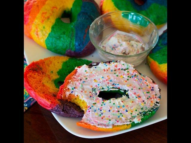 Rainbow Bagels