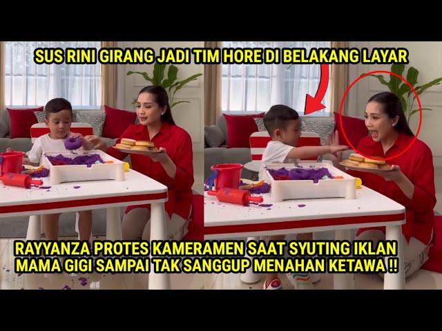 NGAKAK RAYYANZA 0MELIN KAMERAMEN SAAT SYUTING IKLAN,NAGITA GASANGGUP NAHAN KETAWA,NCUS Jd TIM HORE