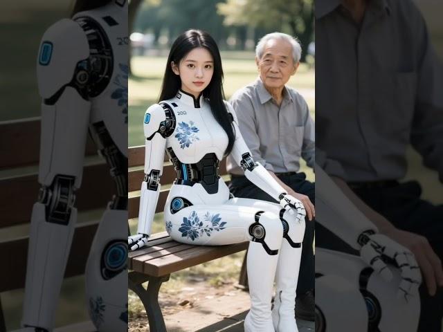 a beautiful robot lady #robot