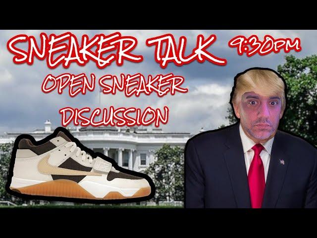 SNEAKER TALK!!!  OPEN SNEAKER DISCUSSION + LATEST PICK UP REVIEW #viral #viralvideo #live #trending