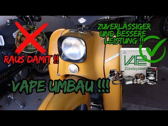 SIMSON 2er SCHWALBE Umbau: VAPE ZÜNDUNG einbauen für mehr Zuverlässigkeit ! | SIMSON RAUSCH #simson