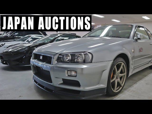 BIDDING ON ULTRA RARE R34 GTR AT JAPAN AUCTIONS!