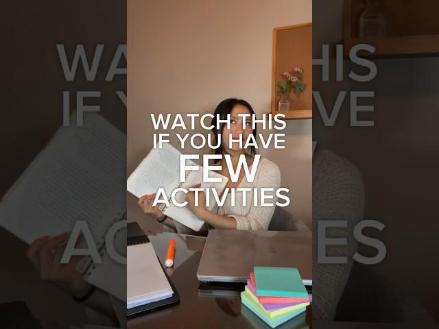 If you want to get into an Ivy League with few extracurriculars, watch this.