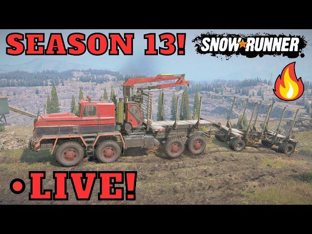 SnowRunner Season 13 Is HERE! LIVE PTS Gameplay Kazakhstan Region New Trucks/Cargo Update/DLC