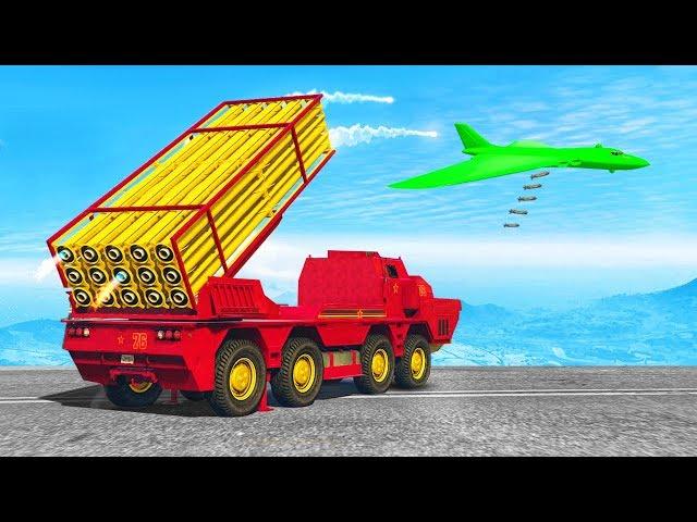 MASSIVE MISSILE LAUNCHER TRUCK! (GTA 5 DLC)