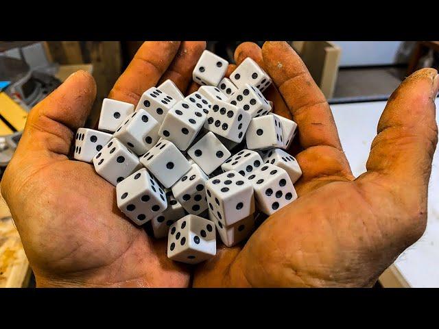 Wood turning -  Look at Dice 