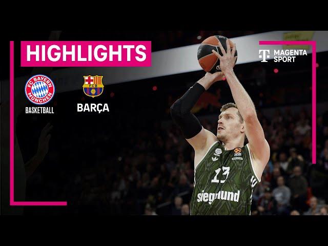 Obst-Dreierrekord! FC Bayern München - FC Barcelona | Turkish Airlines EuroLeague | MAGENTA SPORT