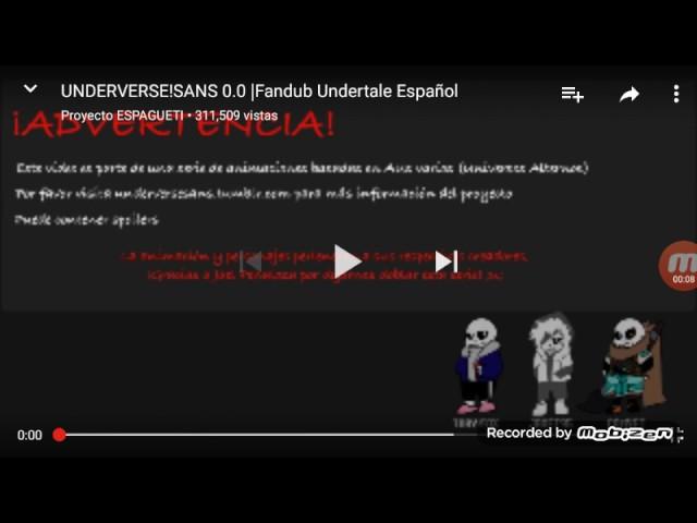 Underverse sans de proyecto espagueti