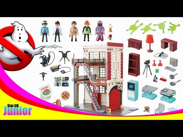 Fun Timelapse Build | Playmobil Ghostbusters Firehouse 9219 | NEW 2017