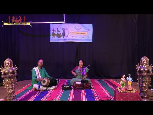 Day 5 of 5th Margazhi in san Francisco | Thiru Moghur | Smt Sandhya Srinath | Shri Srinath Bala